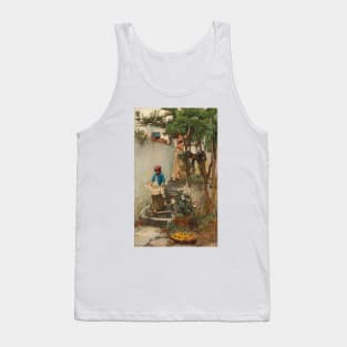 An Orange Garden by John William Waterhouse Tank Top